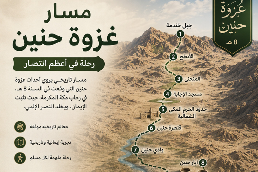 مسار غزوة حنين